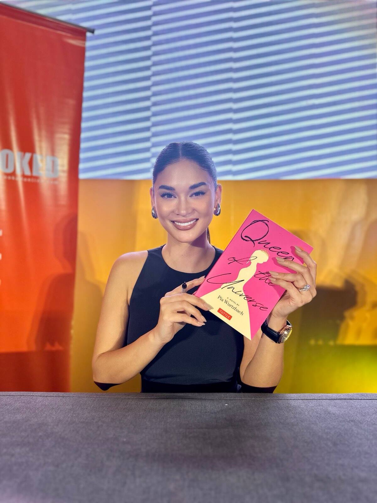 Pia Wurtzbach is now an author. Her book is titled Queen of the Universe